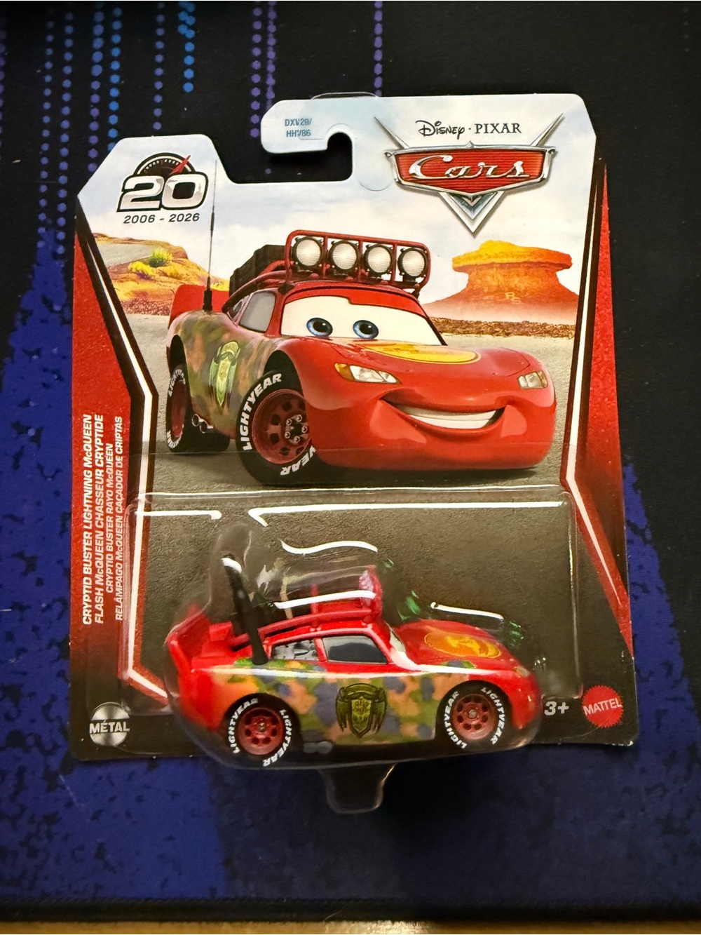 Disney Pixar Cars Cryptid Buster Lightning McQueen, diecast car